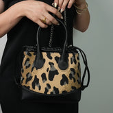 Leopard print bag
