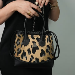 Leopard print bag