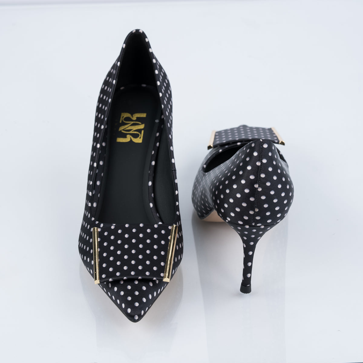 Black Polka Dots