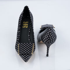 Black Polka Dots