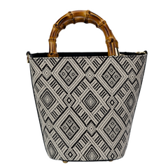 WOODEN HANDLE BAG