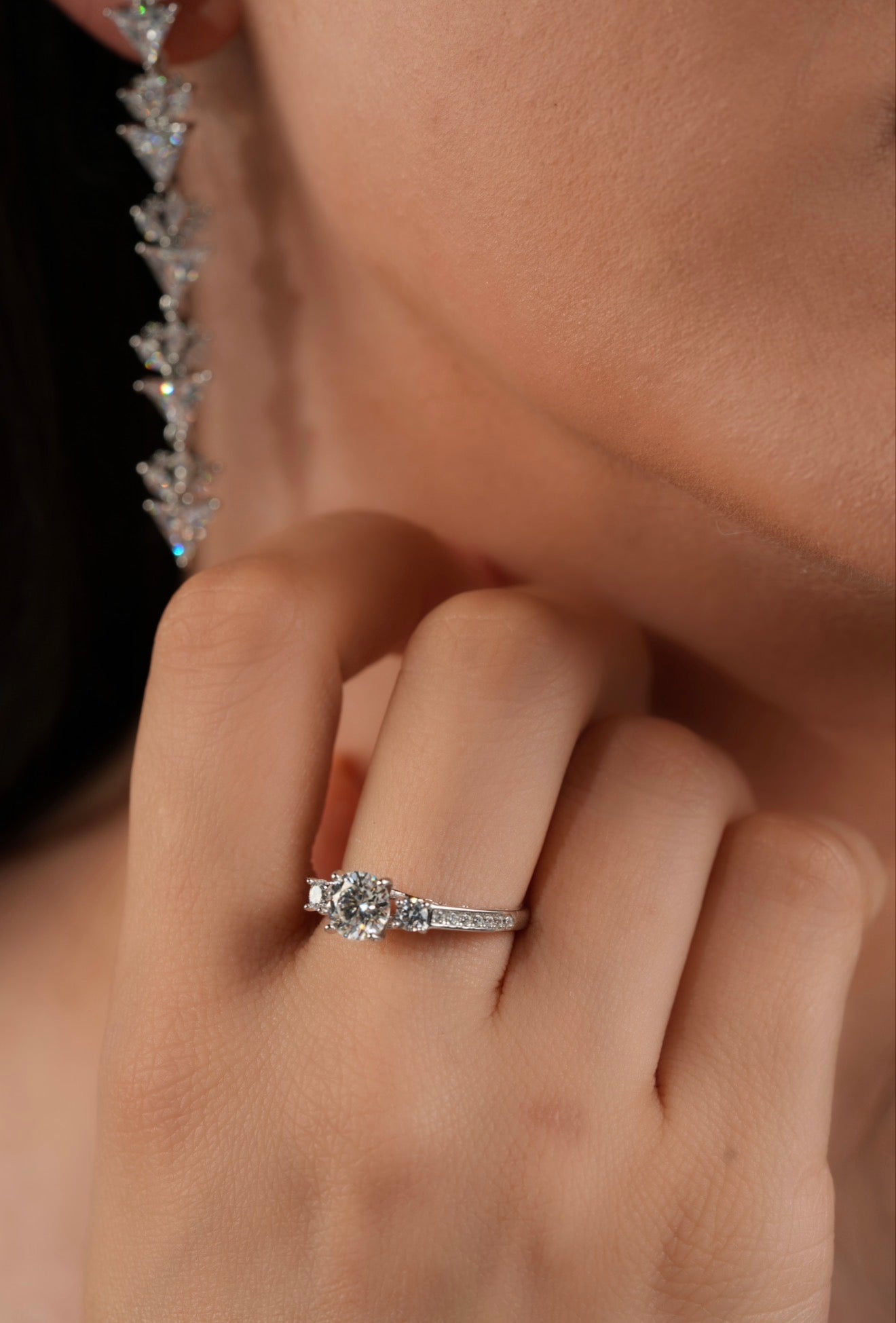 Silver 925 proposal ring
