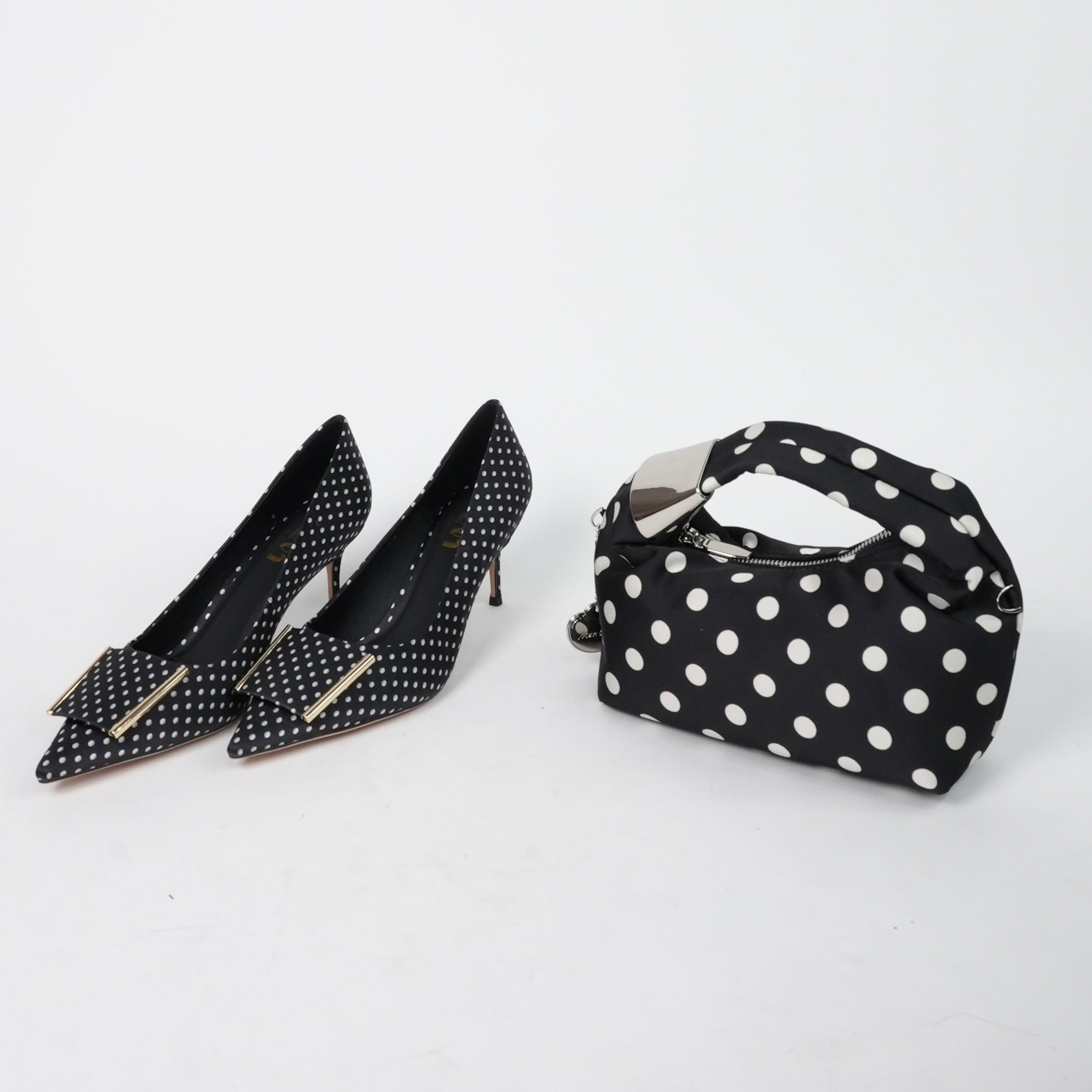 Black Polka Dots