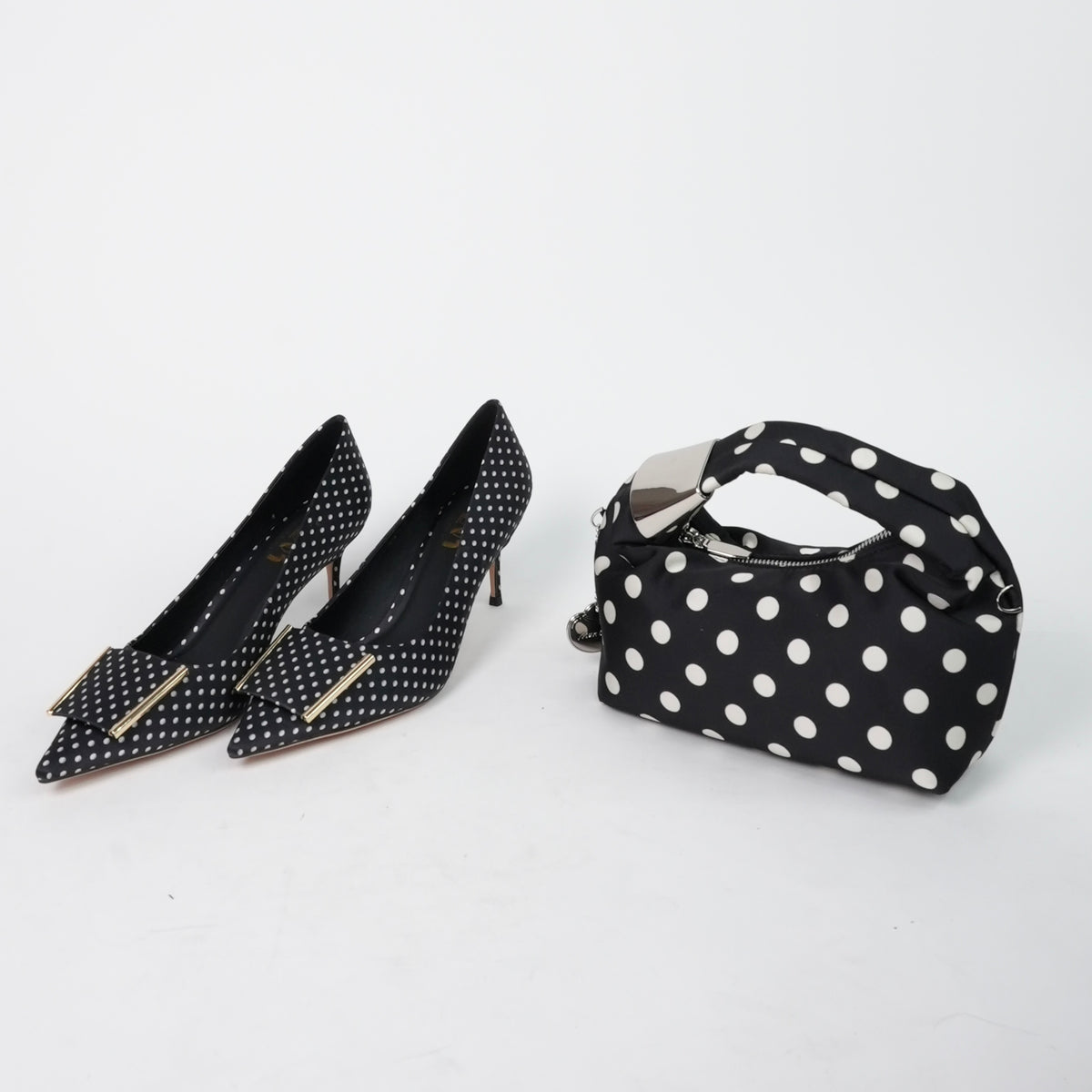 Black Polka Dots