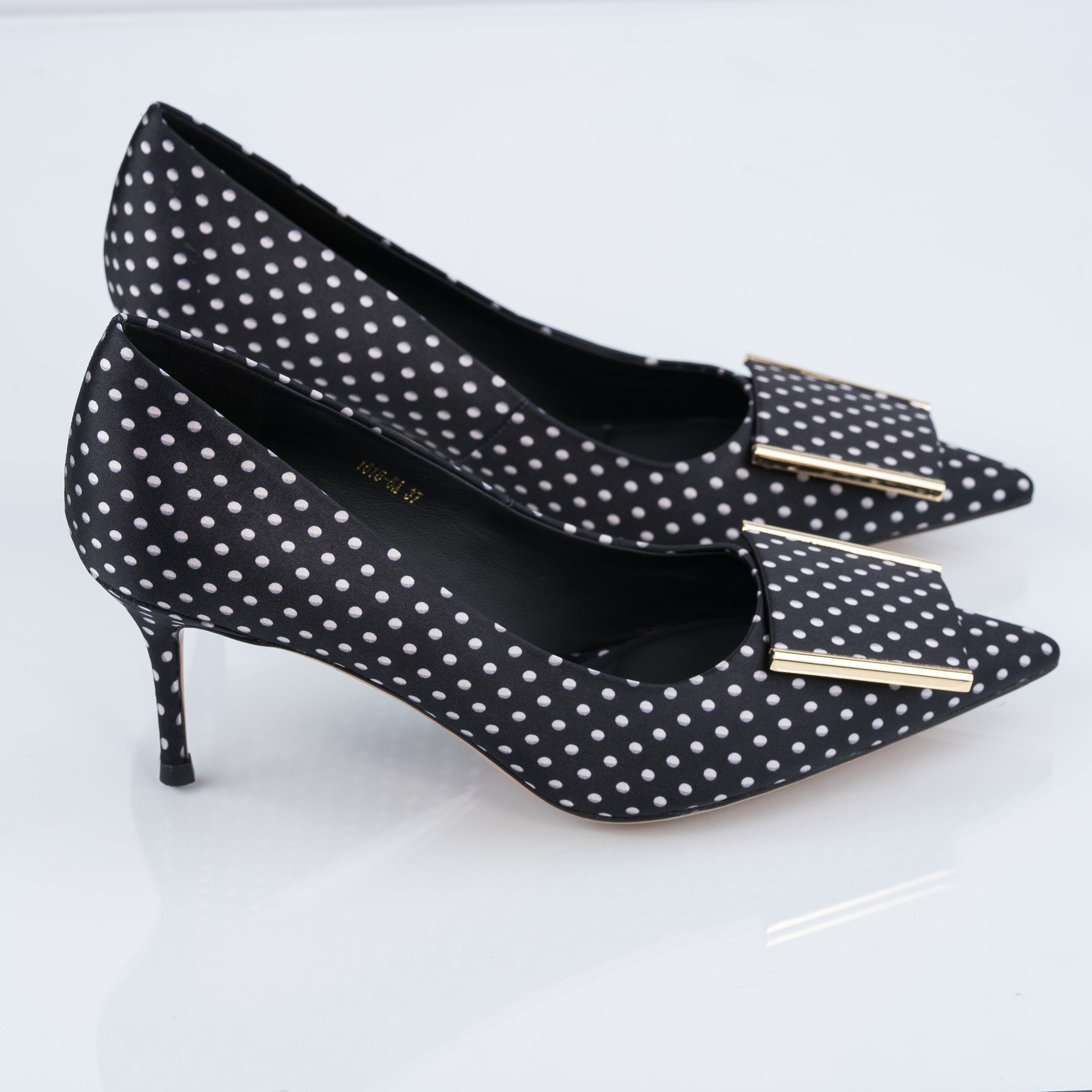 Black Polka Dots