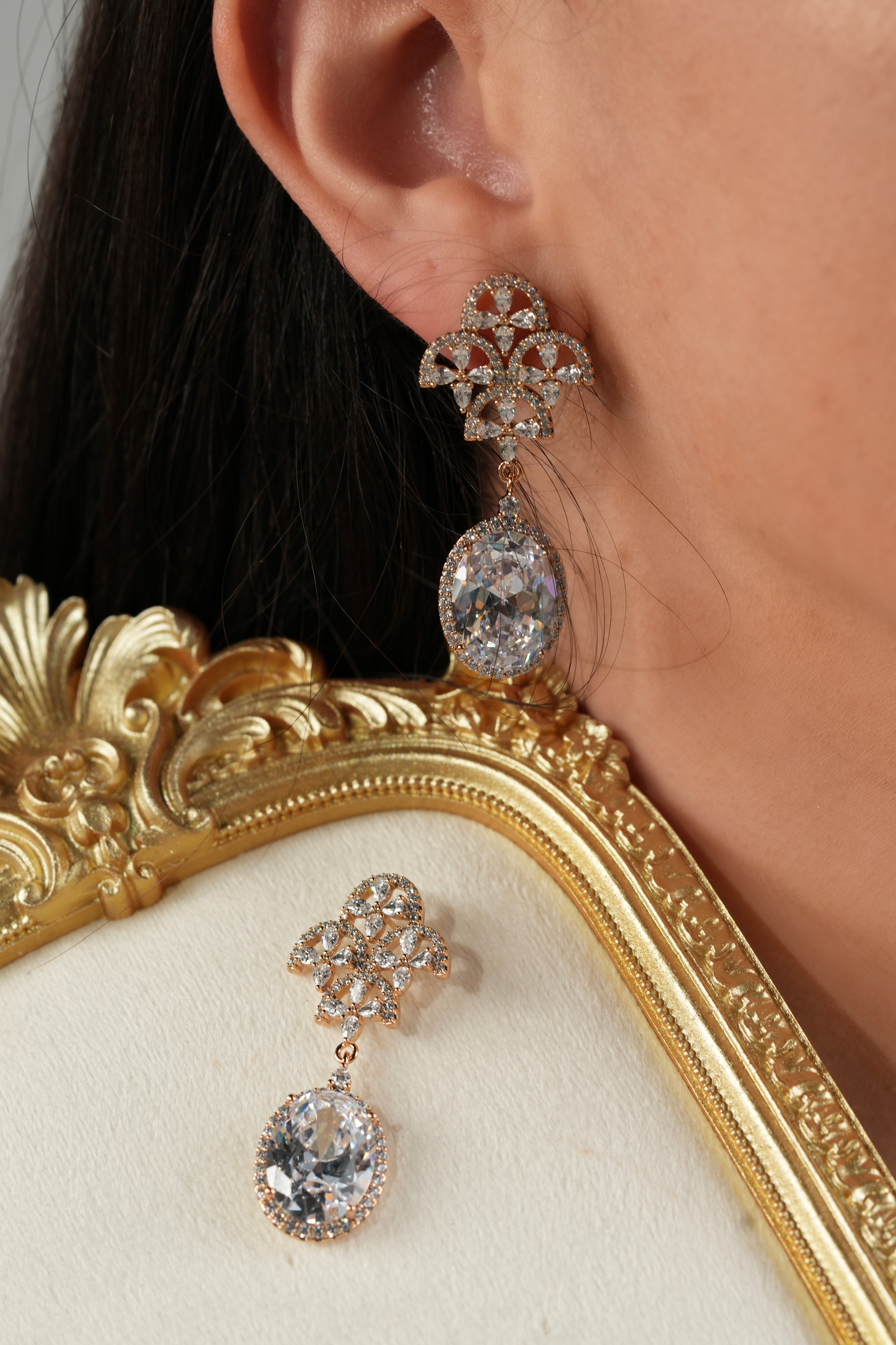 Crystal Umbrella earrings