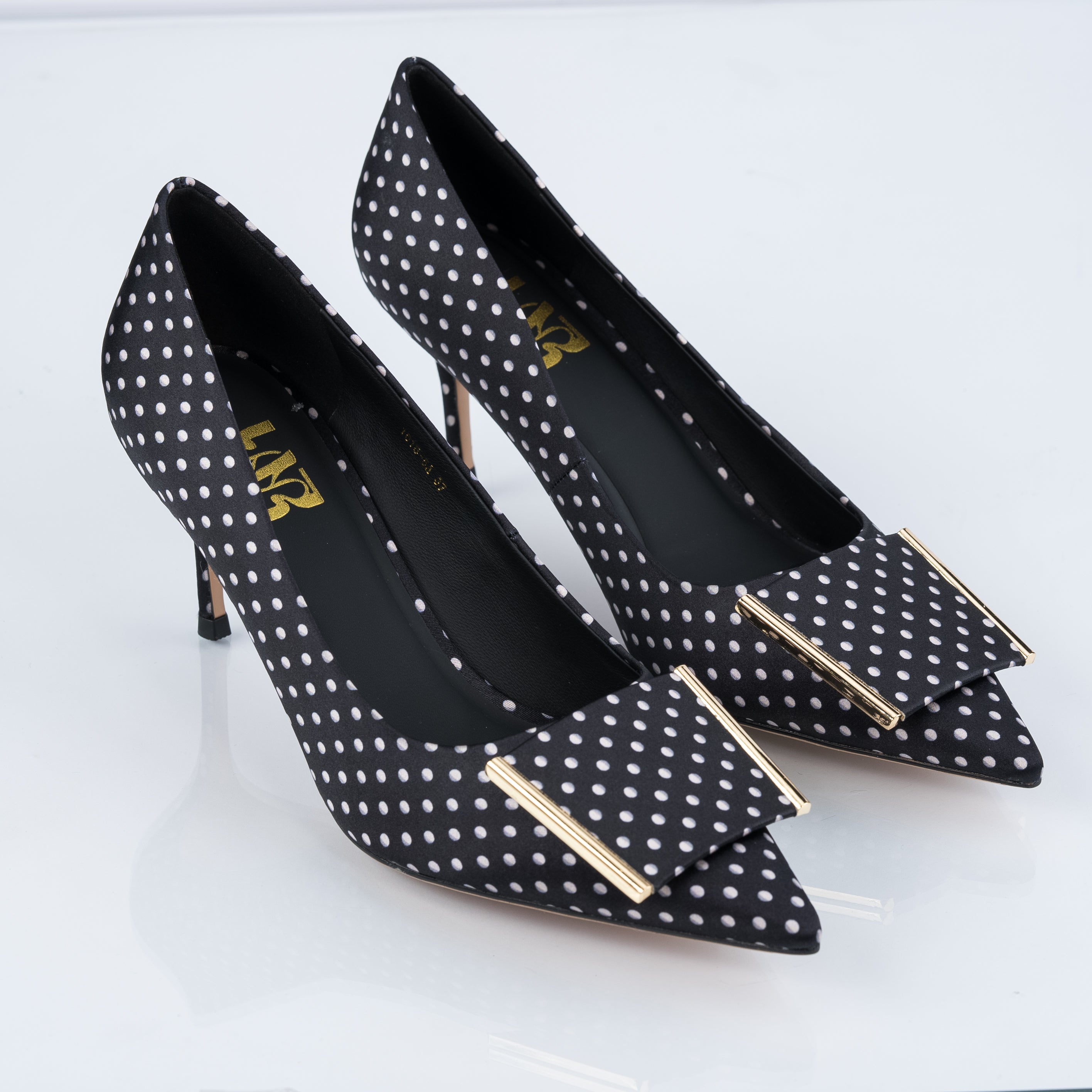 Black Polka Dots