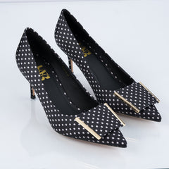Black Polka Dots
