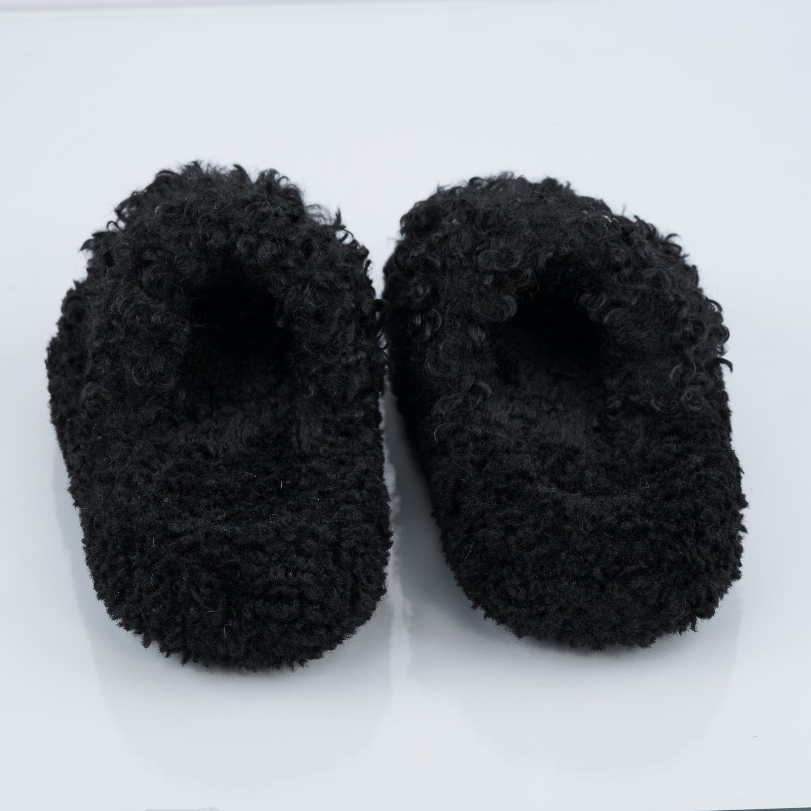 Black Poodle Slippers