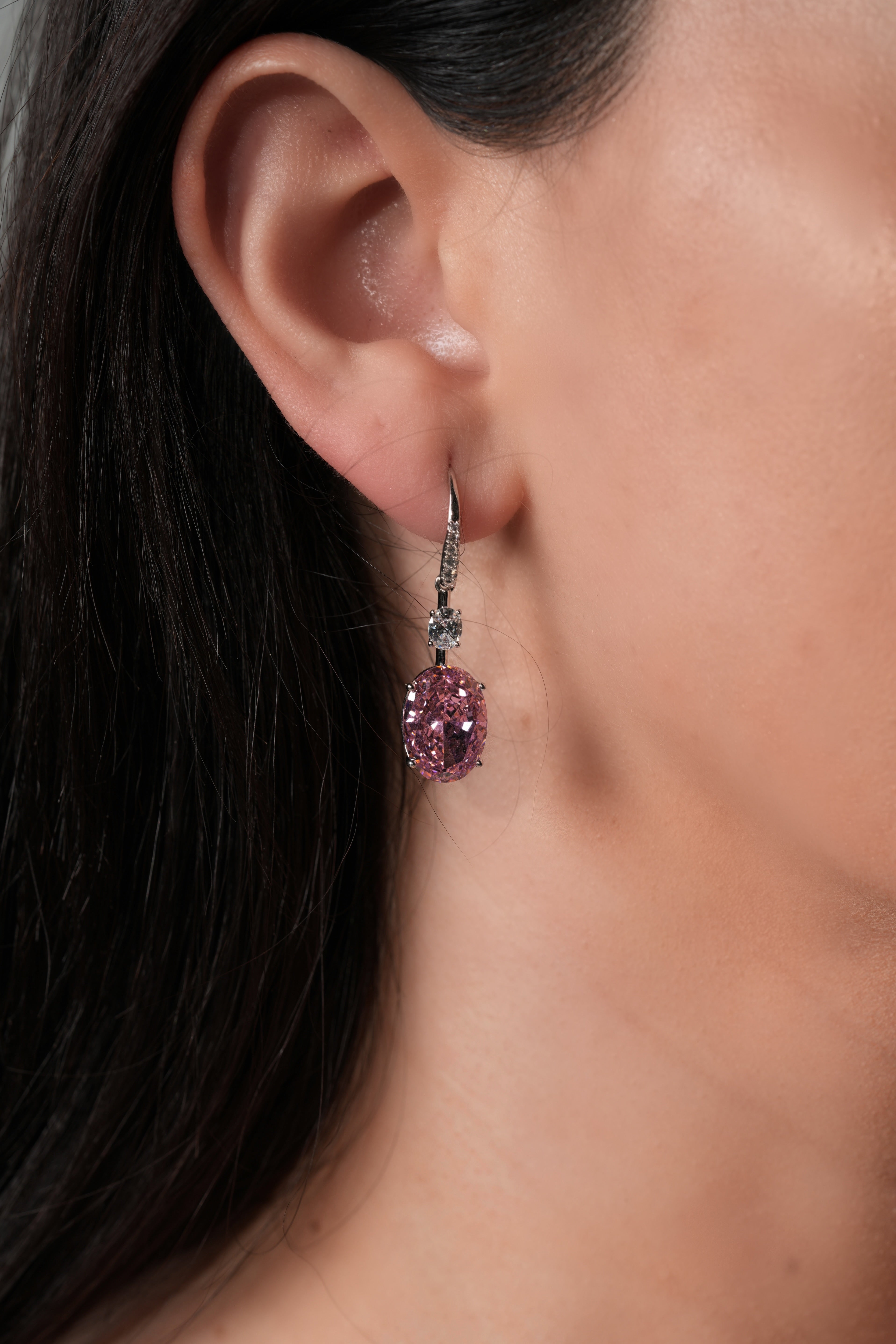Colorful blings earrings
