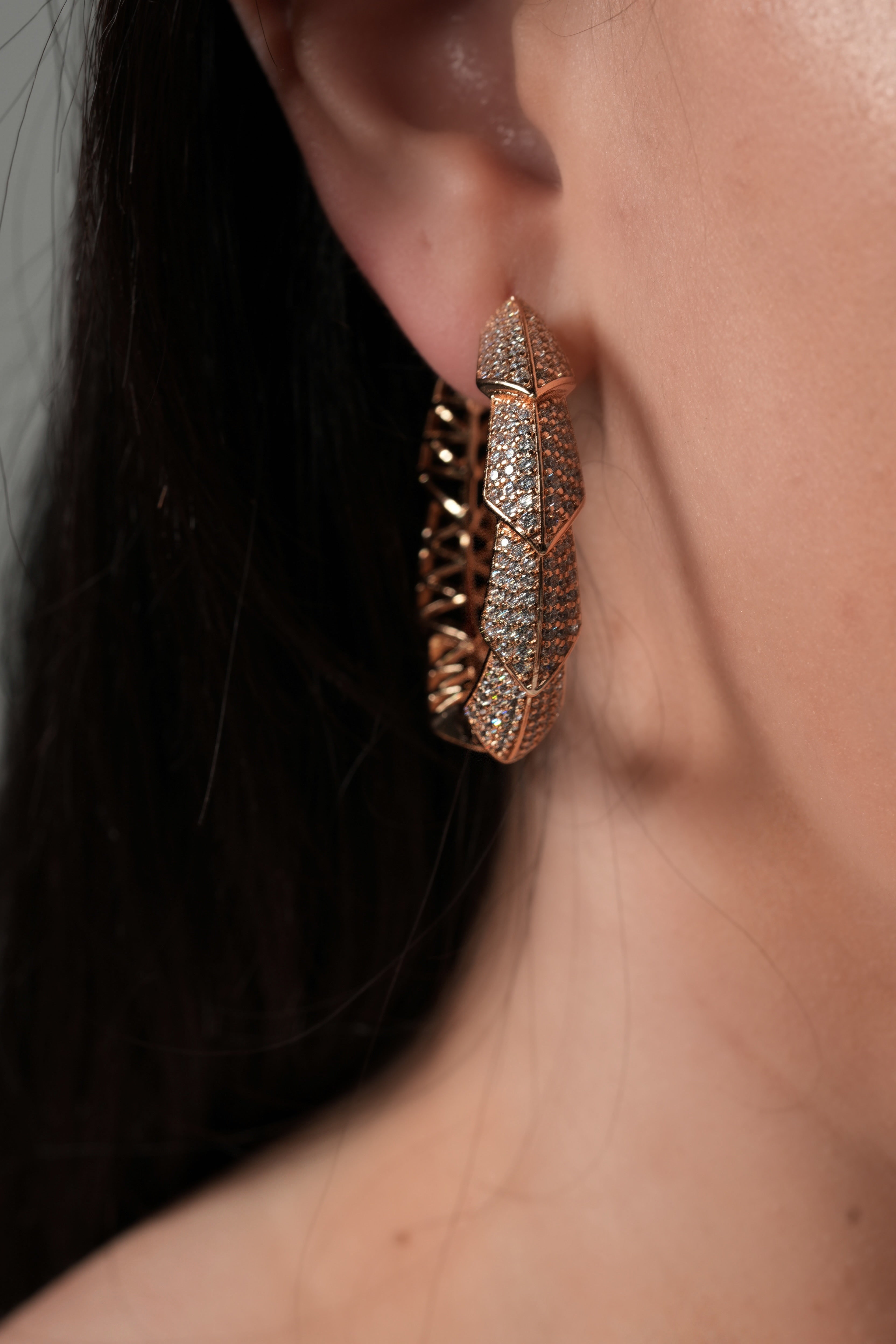 Crystal hoops