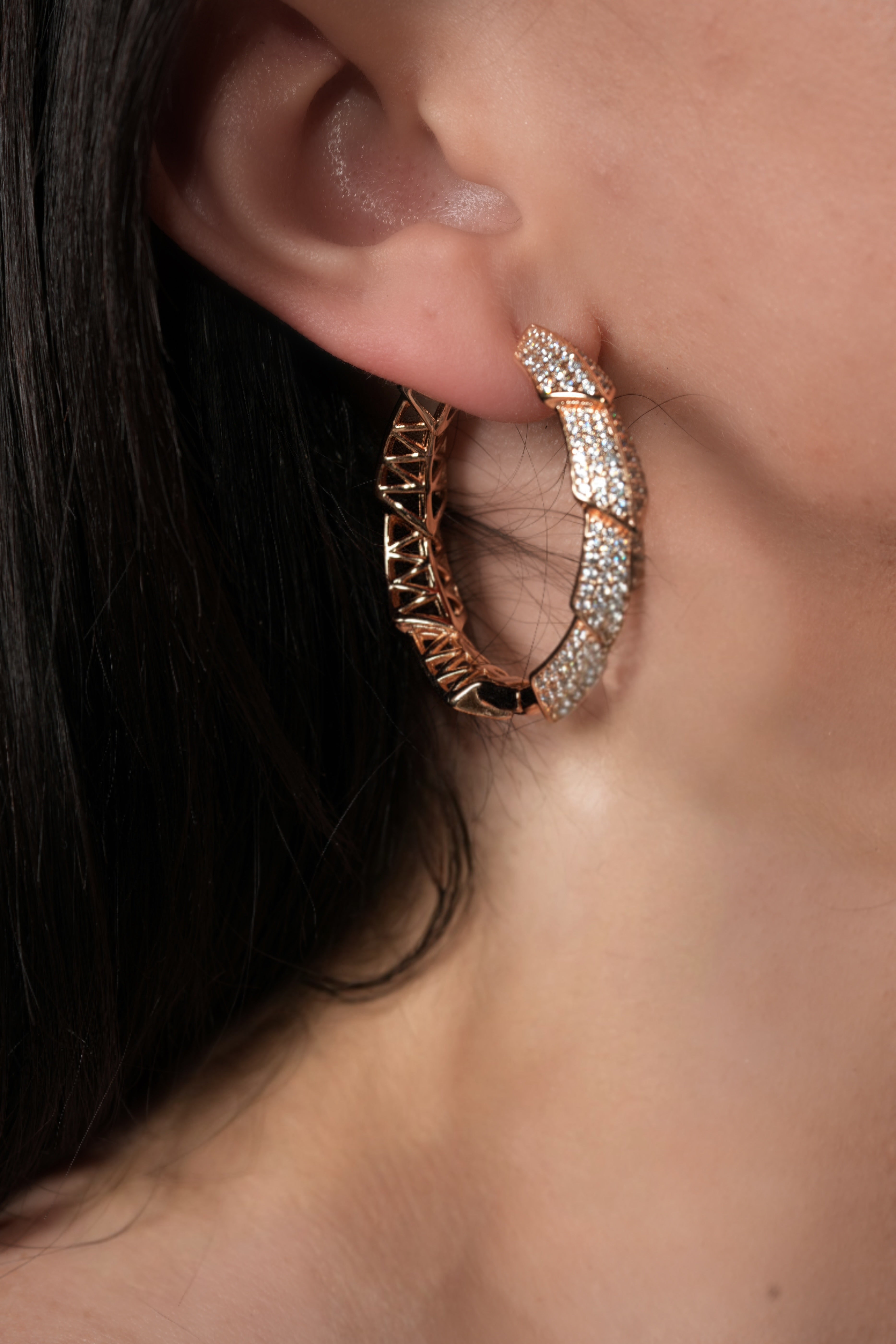 Crystal hoops