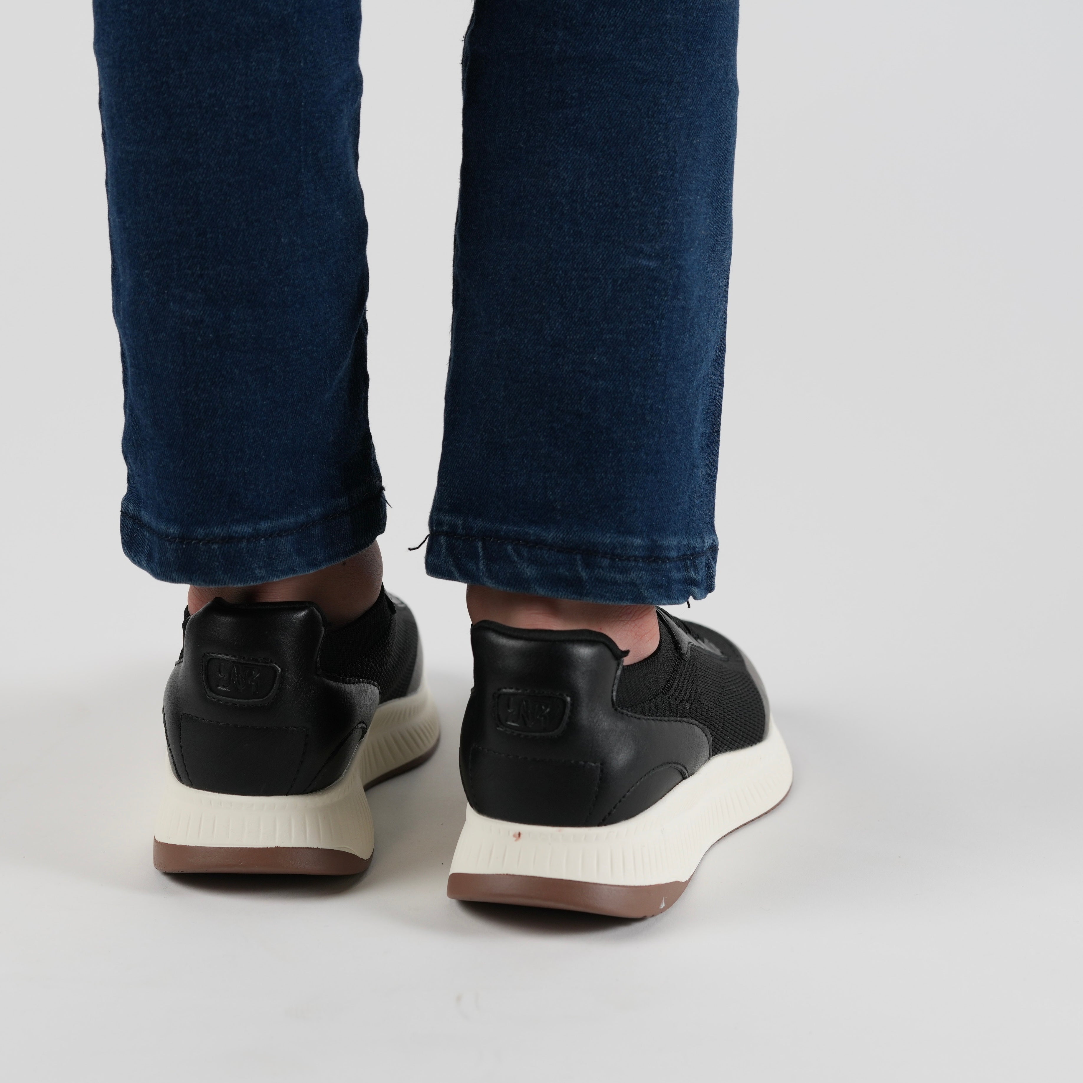 Mini black elastic