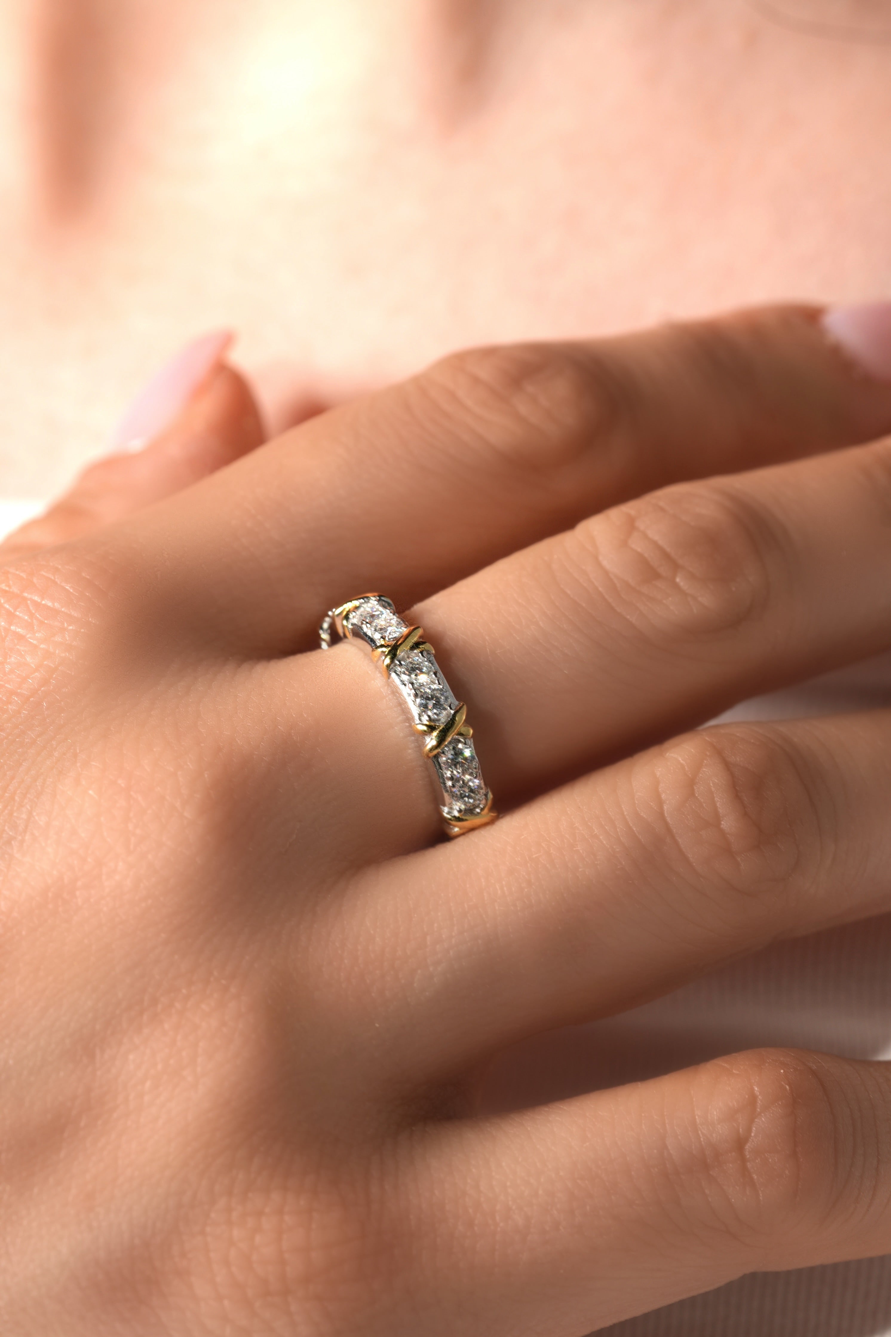 Silver 925 x ring