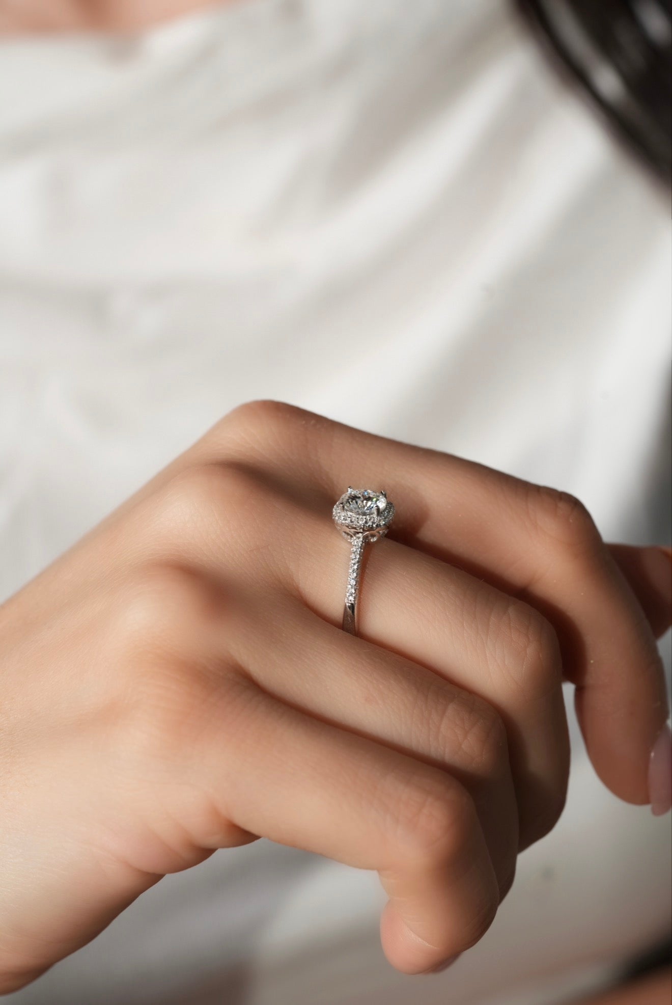 Silver 925 proposal ring
