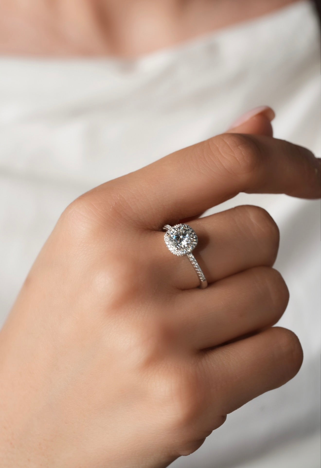 Silver 925 proposal ring