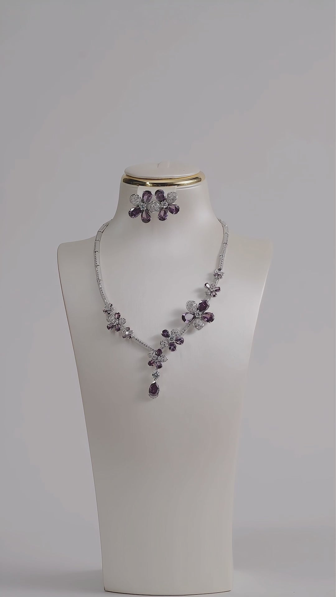 Load video: Colorful crystal flowers set